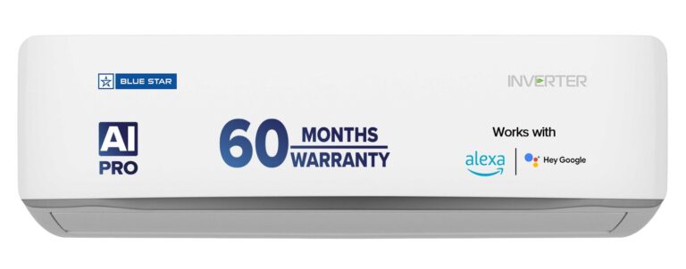 blue star 1.5 ton 5 star inverter split ac