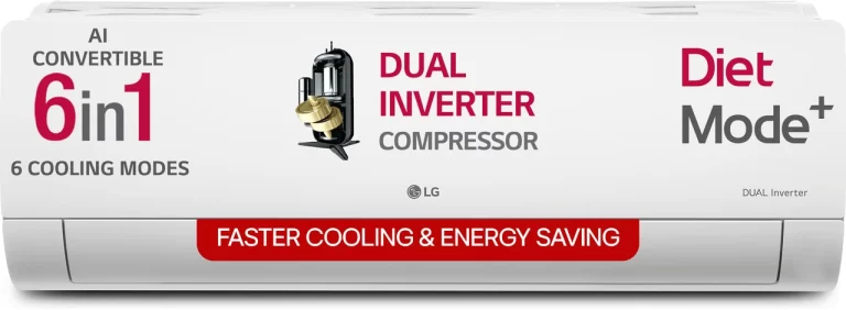 lg 1.5 ton 5 star dual inverter split ac