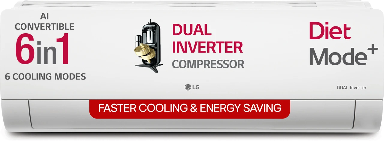 lg 1.5 ton 5 star dual inverter split ac