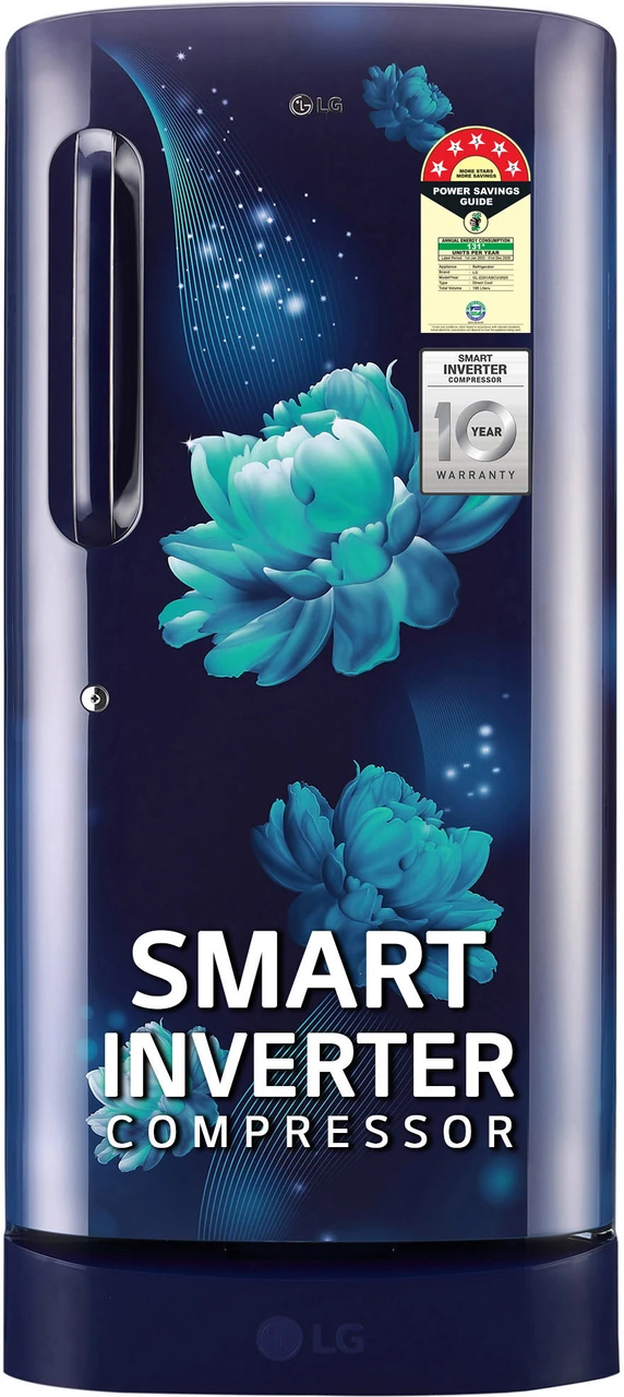 lg 185 l 5 star single door refrigerator