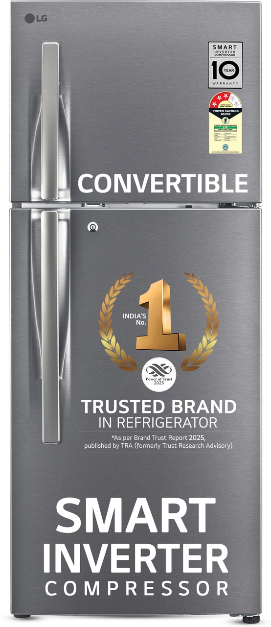 lg 240 l 3 star frost free double door refrigerator