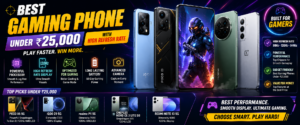 Best gaming phone under 25000 with high refresh rate