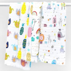 MOM Care Muslin Bath Towel for Babies Cotton500 TC Super Soft Towels for Newborn Baby Highly Absorbent Bathing Towel